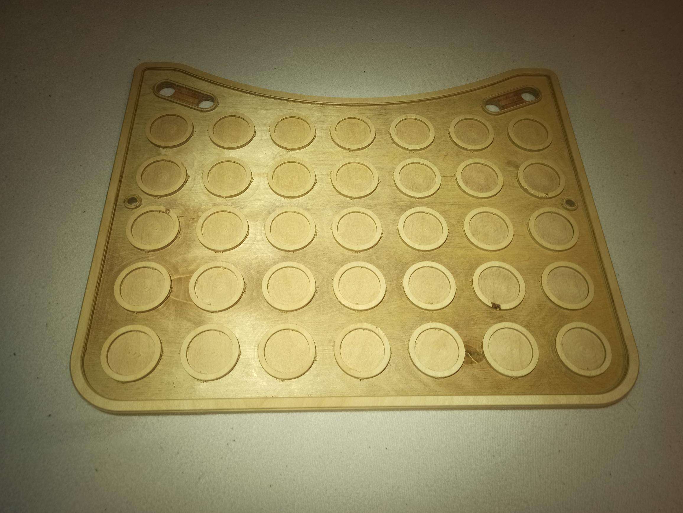Wearable tray with no macarons
